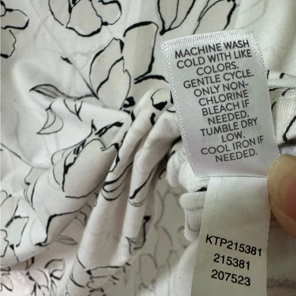 J Jill Luxe Supima A-Line Tunic Floral Print Relaxed Small - Picture 10 of 10